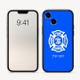 כיסוי בעיצוב אישי עם השם שלך לדגם - Apple iPhone 16 בעיצוב כבאי - תגית