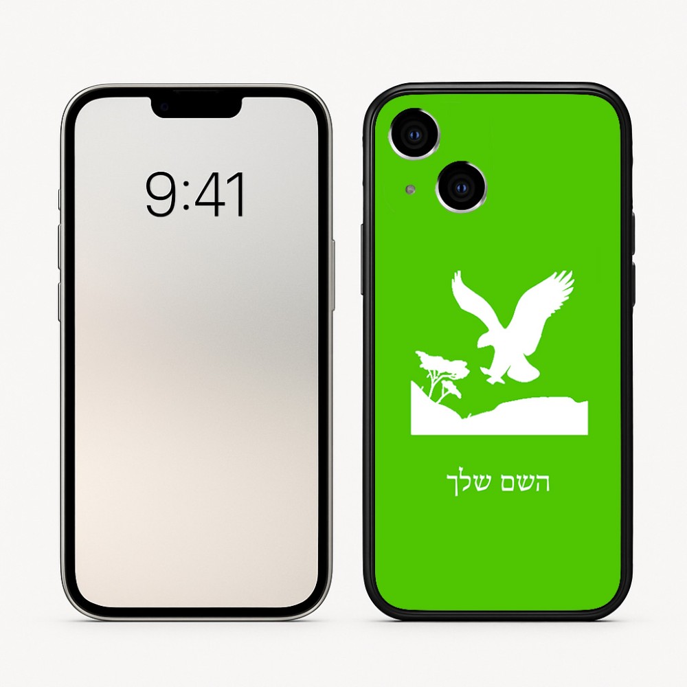 כיסוי בעיצוב אישי עם השם שלך לדגם - Apple iPhone 16 בעיצוב נשר אמריקאי