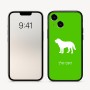 כיסוי בעיצוב אישי עם השם שלך לדגם - Apple iPhone 16 בעיצוב כלב