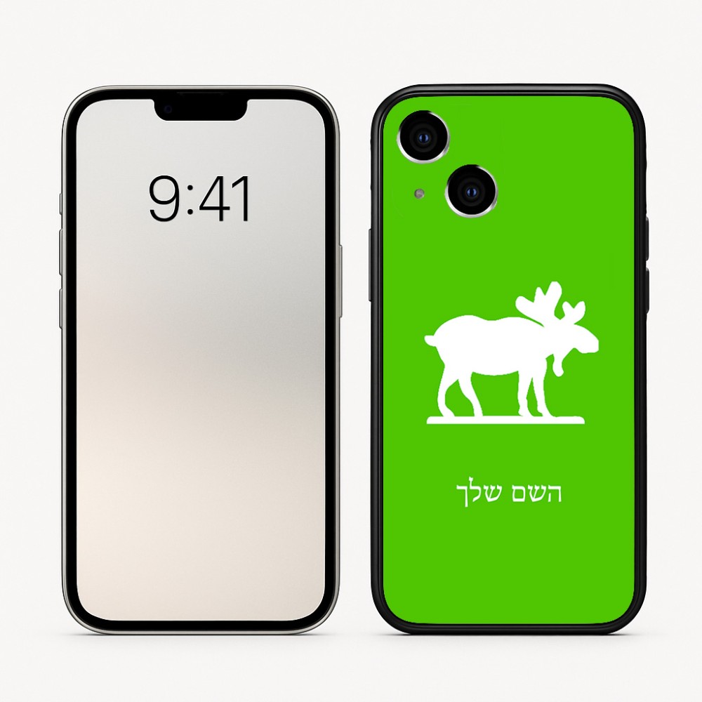 כיסוי בעיצוב אישי עם השם שלך לדגם - Apple iPhone 16 בעיצוב דישון
