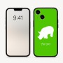 כיסוי בעיצוב אישי עם השם שלך לדגם - Apple iPhone 16 בעיצוב קרנף