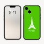 כיסוי בעיצוב אישי עם השם שלך לדגם - Apple iPhone 16 בעיצוב מגדל אייפל