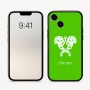 כיסוי בעיצוב אישי עם השם שלך לדגם - Apple iPhone 16 בעיצוב פרחי קרן
