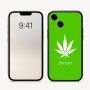 כיסוי בעיצוב אישי עם השם שלך לדגם - Apple iPhone 16 בעיצוב עלה מריחואנה - גראס
