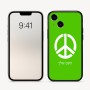 כיסוי בעיצוב אישי עם השם שלך לדגם - Apple iPhone 16 בעיצוב סמל השלום