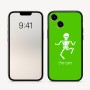 כיסוי בעיצוב אישי עם השם שלך לדגם - Apple iPhone 16 בעיצוב סקלטון