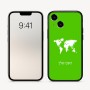 כיסוי בעיצוב אישי עם השם שלך לדגם - Apple iPhone 16 בעיצוב מפת העולם