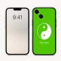 כיסוי בעיצוב אישי עם השם שלך לדגם - Apple iPhone 16 בעיצוב סמל יינג יאנג