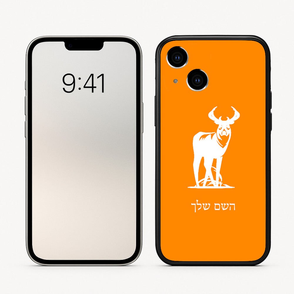 כיסוי בעיצוב אישי עם השם שלך לדגם - Apple iPhone 16 בעיצוב צבי