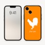 כיסוי בעיצוב אישי עם השם שלך לדגם - Apple iPhone 16 בעיצוב תרנגול