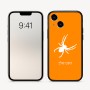 כיסוי בעיצוב אישי עם השם שלך לדגם - Apple iPhone 16 בעיצוב עכביש
