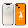 כיסוי בעיצוב אישי עם השם שלך לדגם - Apple iPhone 16 בעיצוב בלרינה