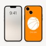 כיסוי בעיצוב אישי עם השם שלך לדגם - Apple iPhone 16 בעיצוב כדורסל