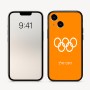 כיסוי בעיצוב אישי עם השם שלך לדגם - Apple iPhone 16 בעיצוב אולימפי