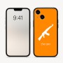 כיסוי בעיצוב אישי עם השם שלך לדגם - Apple iPhone 16 בעיצוב אק 47