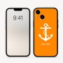 כיסוי בעיצוב אישי עם השם שלך לדגם - Apple iPhone 16 בעיצוב לעגן