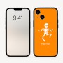 כיסוי בעיצוב אישי עם השם שלך לדגם - Apple iPhone 16 בעיצוב סקלטון