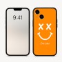 כיסוי בעיצוב אישי עם השם שלך לדגם - Apple iPhone 16 בעיצוב סמיילי