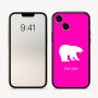 כיסוי בעיצוב אישי עם השם שלך לדגם - Apple iPhone 16 בעיצוב דוב