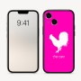 כיסוי בעיצוב אישי עם השם שלך לדגם - Apple iPhone 16 בעיצוב תרנגול