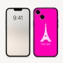 כיסוי בעיצוב אישי עם השם שלך לדגם - Apple iPhone 16 בעיצוב מגדל אייפל