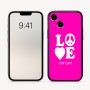 כיסוי בעיצוב אישי עם השם שלך לדגם - Apple iPhone 16 בעיצוב אהבה
