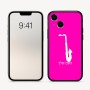 כיסוי בעיצוב אישי עם השם שלך לדגם - Apple iPhone 16 בעיצוב סקסופון