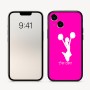 כיסוי בעיצוב אישי עם השם שלך לדגם - Apple iPhone 16 בעיצוב מעודדת