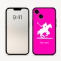 כיסוי בעיצוב אישי עם השם שלך לדגם - Apple iPhone 16 בעיצוב שחקן פולו - סוס
