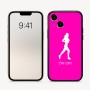 כיסוי בעיצוב אישי עם השם שלך לדגם - Apple iPhone 16 בעיצוב רץ רץ אישה