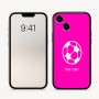 כיסוי בעיצוב אישי עם השם שלך לדגם - Apple iPhone 16 בעיצוב כדורגל כדור כדורגל