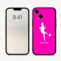 כיסוי בעיצוב אישי עם השם שלך לדגם - Apple iPhone 16 בעיצוב שחקנית כדורגל - אישה