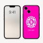 כיסוי בעיצוב אישי עם השם שלך לדגם - Apple iPhone 16 בעיצוב כבאי - תגית