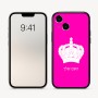 כיסוי בעיצוב אישי עם השם שלך לדגם - Apple iPhone 16 בעיצוב כתר מלכותי