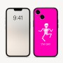 כיסוי בעיצוב אישי עם השם שלך לדגם - Apple iPhone 16 בעיצוב סקלטון