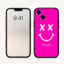 כיסוי בעיצוב אישי עם השם שלך לדגם - Apple iPhone 16 בעיצוב סמיילי