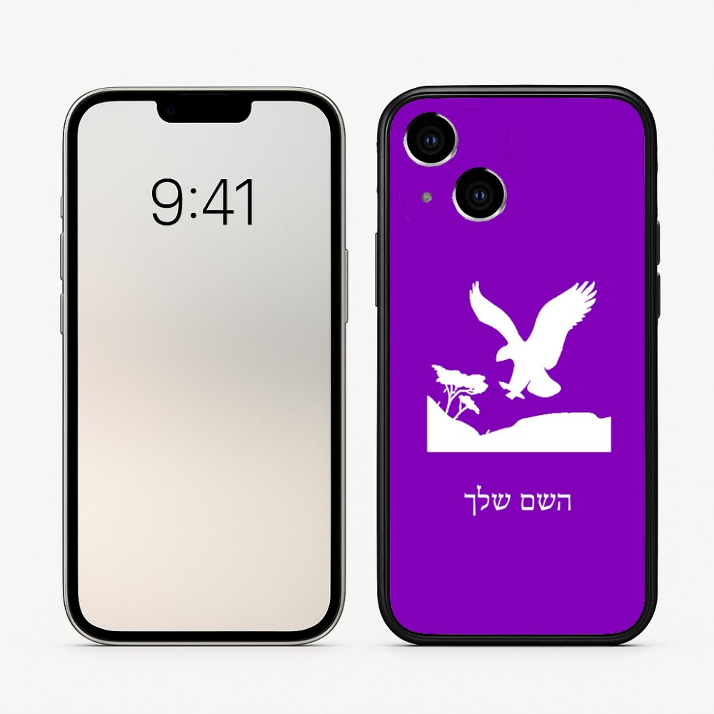 כיסוי בעיצוב אישי עם השם שלך לדגם - Apple iPhone 16 בעיצוב נשר אמריקאי