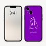 כיסוי בעיצוב אישי עם השם שלך לדגם - Apple iPhone 16 בעיצוב חתול