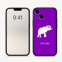 כיסוי בעיצוב אישי עם השם שלך לדגם - Apple iPhone 16 בעיצוב פיל