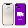 כיסוי בעיצוב אישי עם השם שלך לדגם - Apple iPhone 16 בעיצוב חזיר