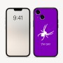 כיסוי בעיצוב אישי עם השם שלך לדגם - Apple iPhone 16 בעיצוב עכביש
