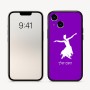 כיסוי בעיצוב אישי עם השם שלך לדגם - Apple iPhone 16 בעיצוב בלרינה