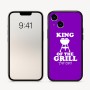 כיסוי בעיצוב אישי עם השם שלך לדגם - Apple iPhone 16 בעיצוב מלך הגריל