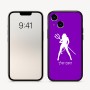 כיסוי בעיצוב אישי עם השם שלך לדגם - Apple iPhone 16 בעיצוב אישה שטן