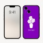 כיסוי בעיצוב אישי עם השם שלך לדגם - Apple iPhone 16 בעיצוב פרח