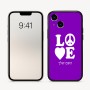 כיסוי בעיצוב אישי עם השם שלך לדגם - Apple iPhone 16 בעיצוב אהבה