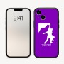 כיסוי בעיצוב אישי עם השם שלך לדגם - Apple iPhone 16 בעיצוב אישה רוקדת עם גבר