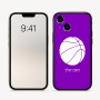 כיסוי בעיצוב אישי עם השם שלך לדגם - Apple iPhone 16 בעיצוב כדורסל