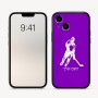 כיסוי בעיצוב אישי עם השם שלך לדגם - Apple iPhone 16 בעיצוב שחקן הוקי