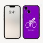 כיסוי בעיצוב אישי עם השם שלך לדגם - Apple iPhone 16 בעיצוב אופניים אולימפיים